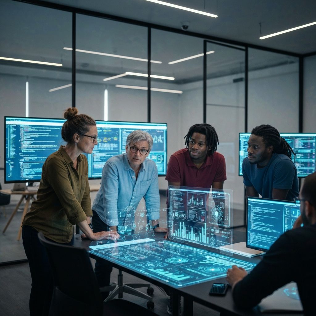 Team collaboration on technical project